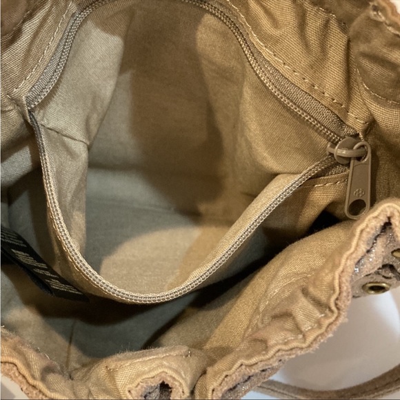 Fossil Glittery Cream Boho Studded Crossbody Bag - Picture 10 of 10